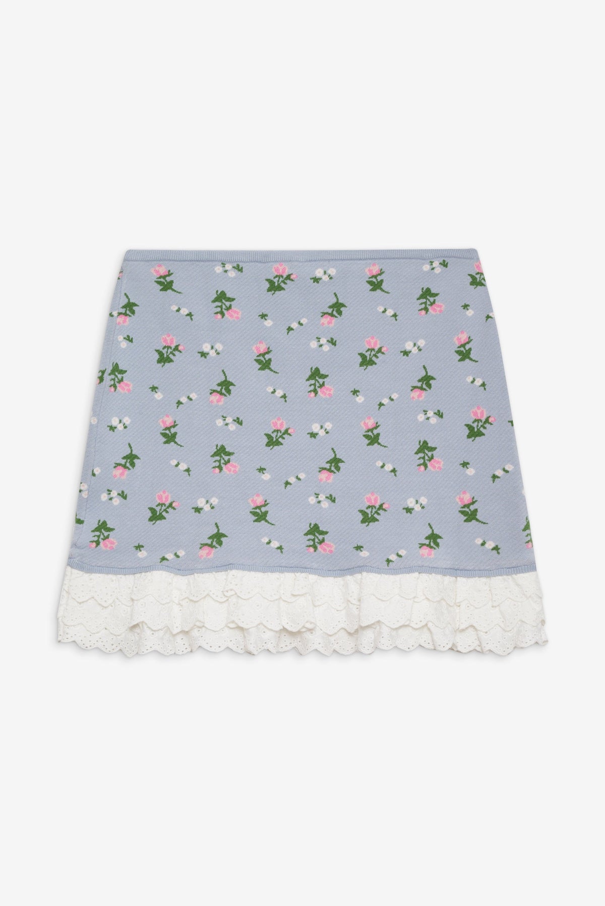 For Love & Lemons Amalia Knit Mini Skirt