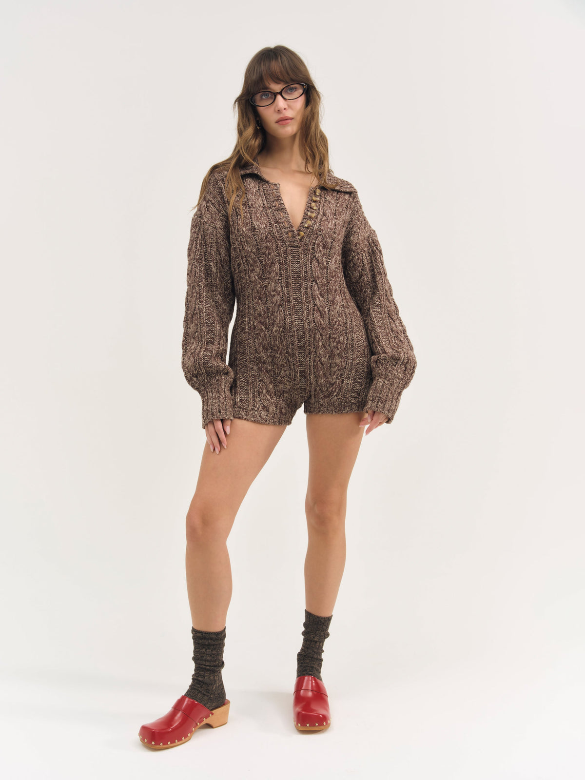 For Love & Lemons Nathalie Knit Romper