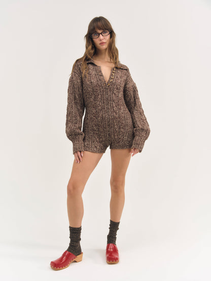 For Love & Lemons Nathalie Knit Romper