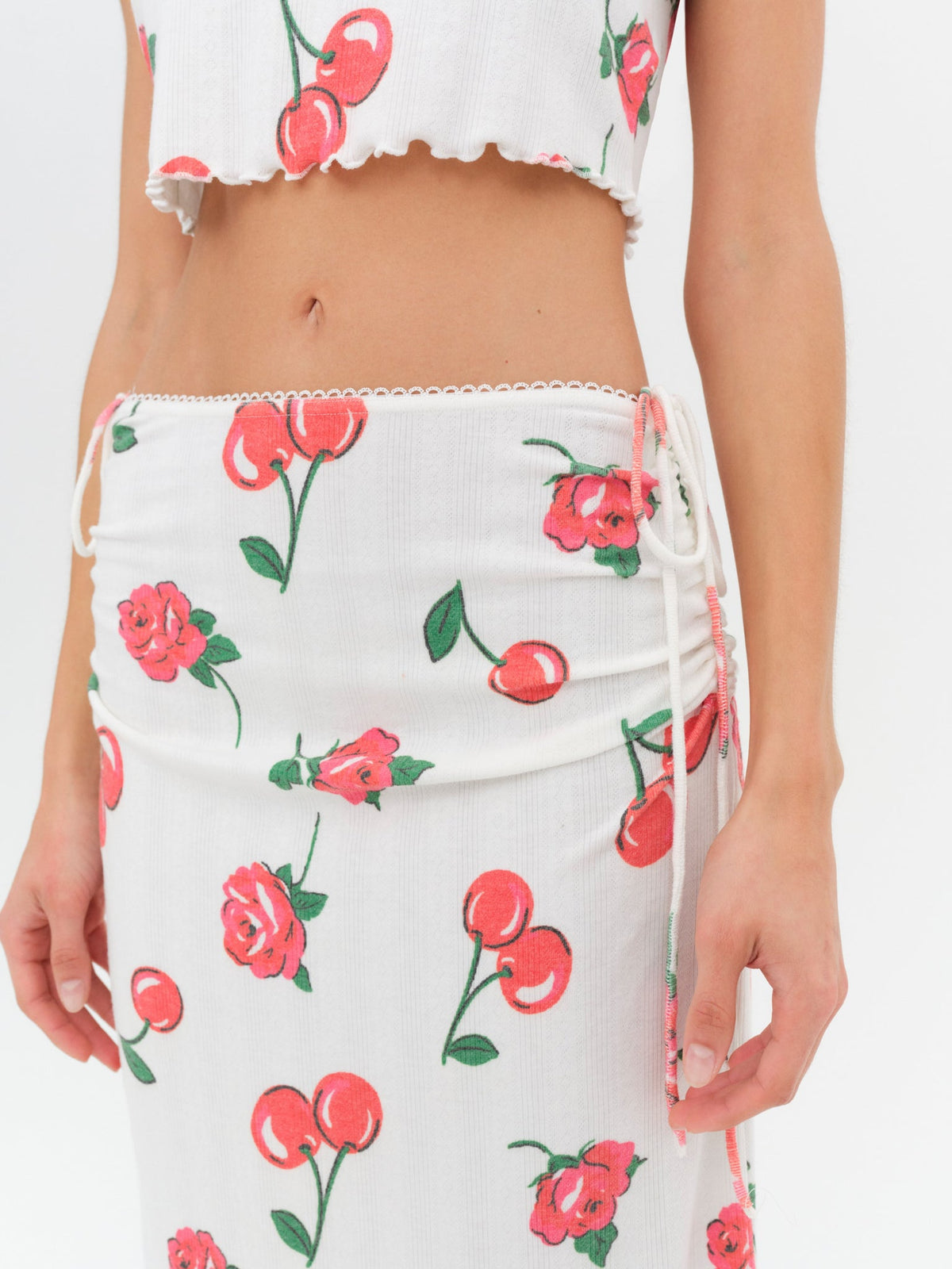 For Love & Lemons Wilma Midi Skirt