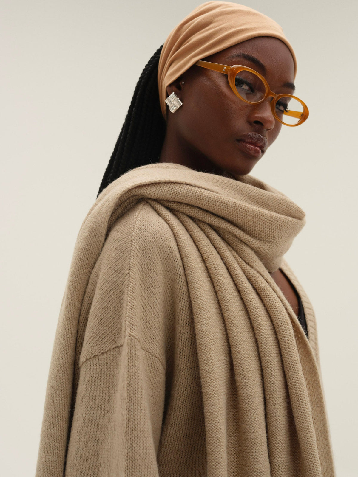 For Love & Lemons Solana Cardigan with Scarf