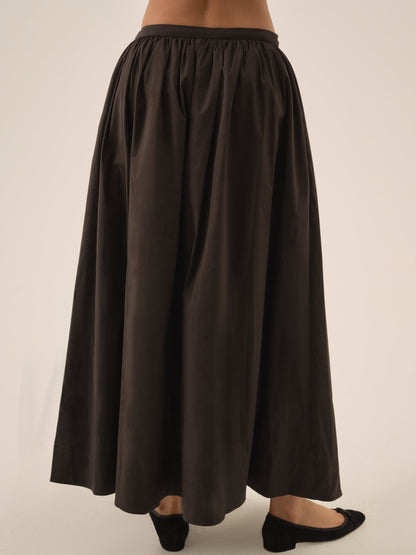 For Love & Lemons Train Station Poplin Maxi Skirt