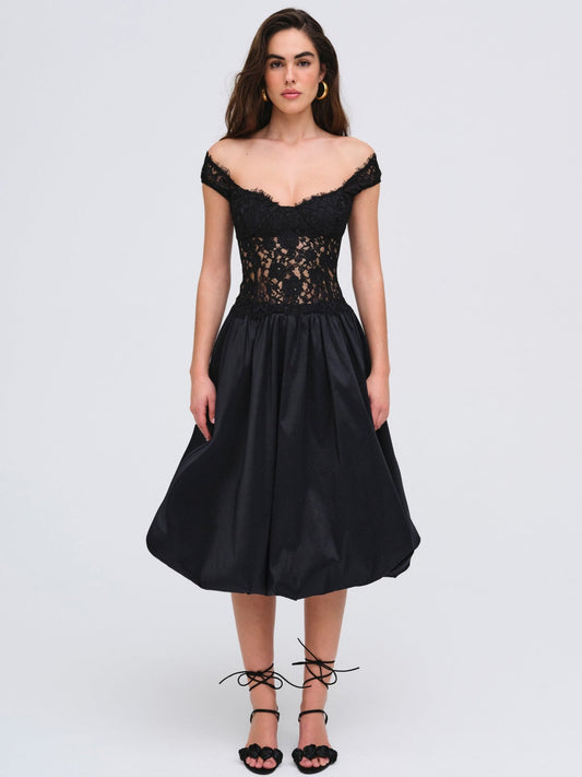 For Love & Lemons Waverley Midi Skirt