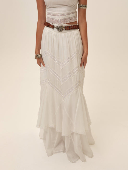 For Love & Lemons Lou Maxi Skirt