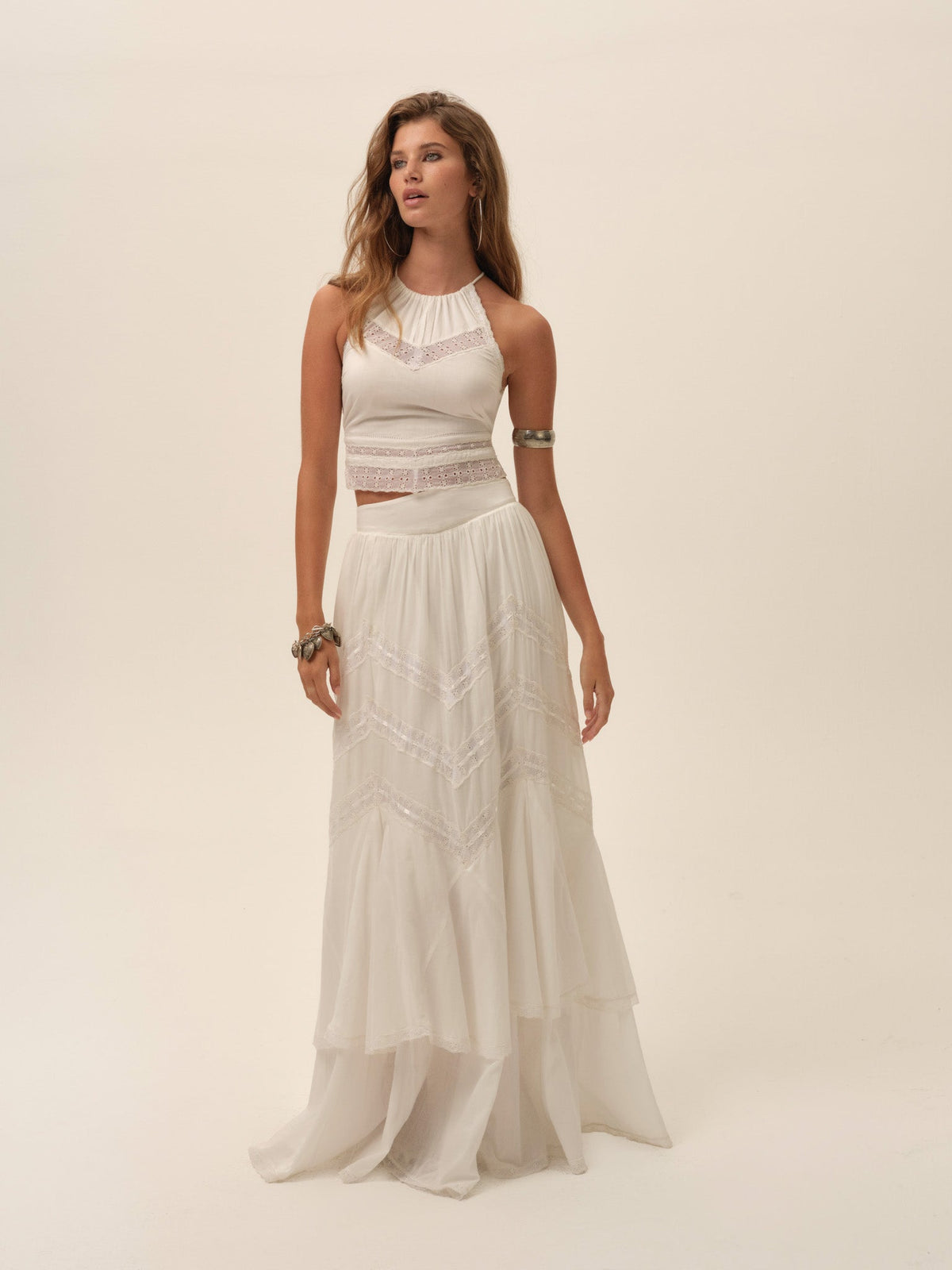 For Love & Lemons Lou Maxi Skirt