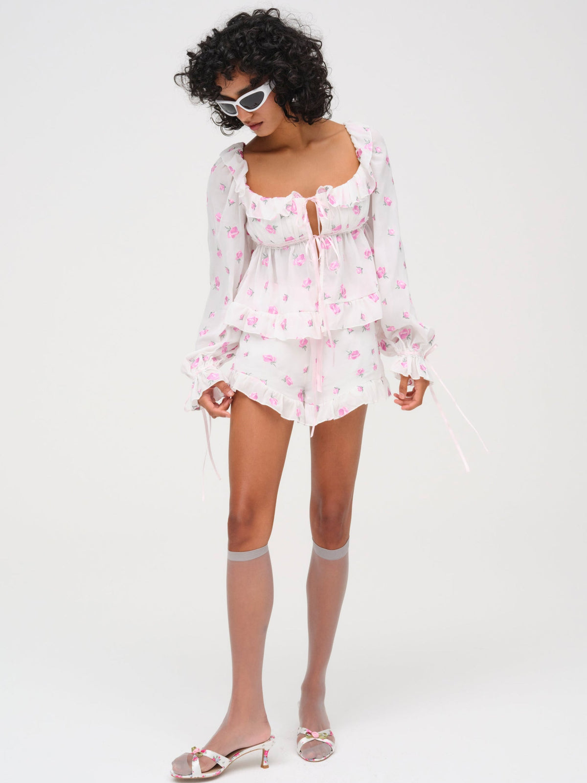 For Love & Lemons Fiona Floral Short