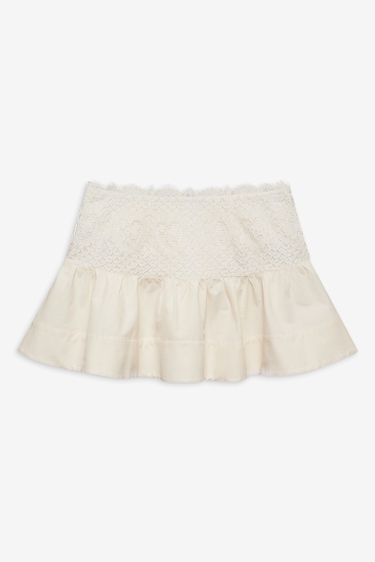 For Love & Lemons Doily Lace Mini Skirt