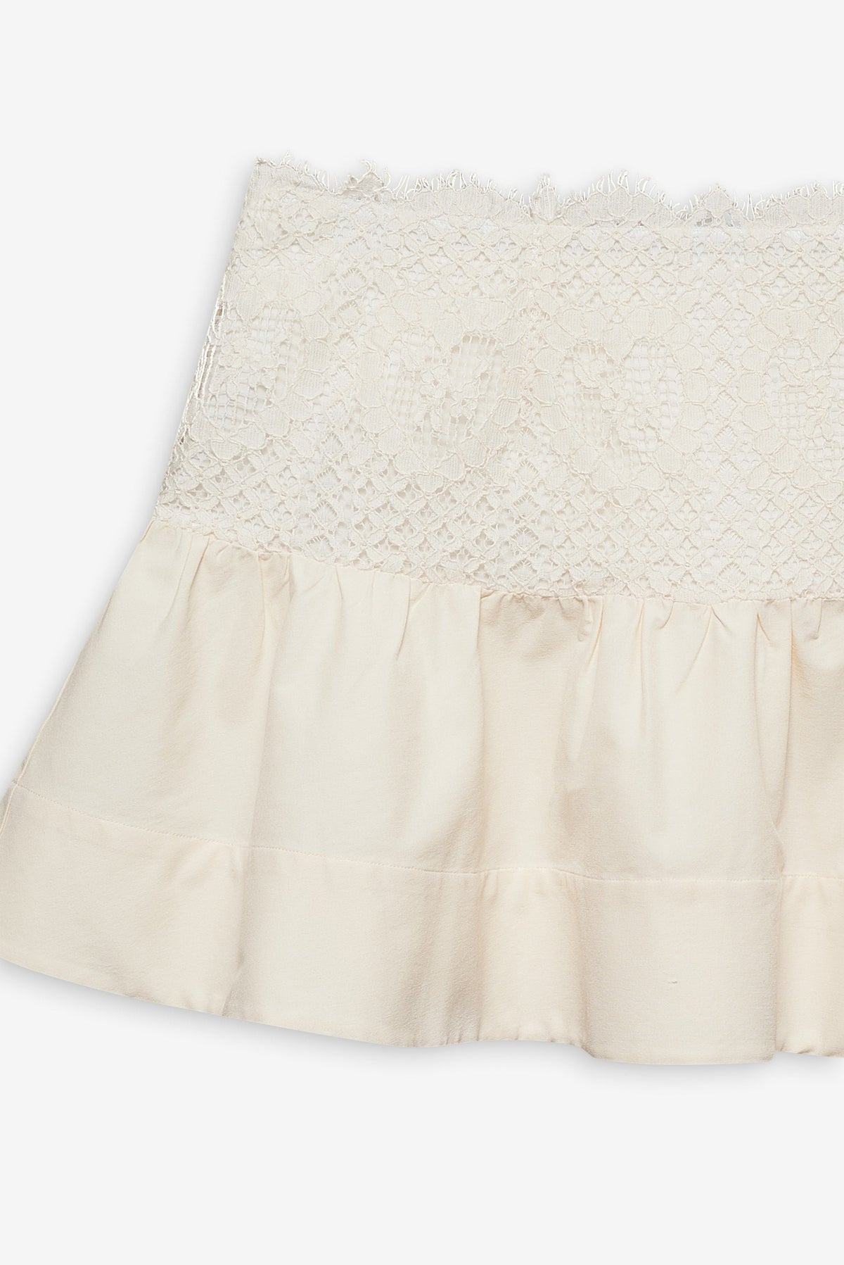 For Love & Lemons Doily Lace Mini Skirt