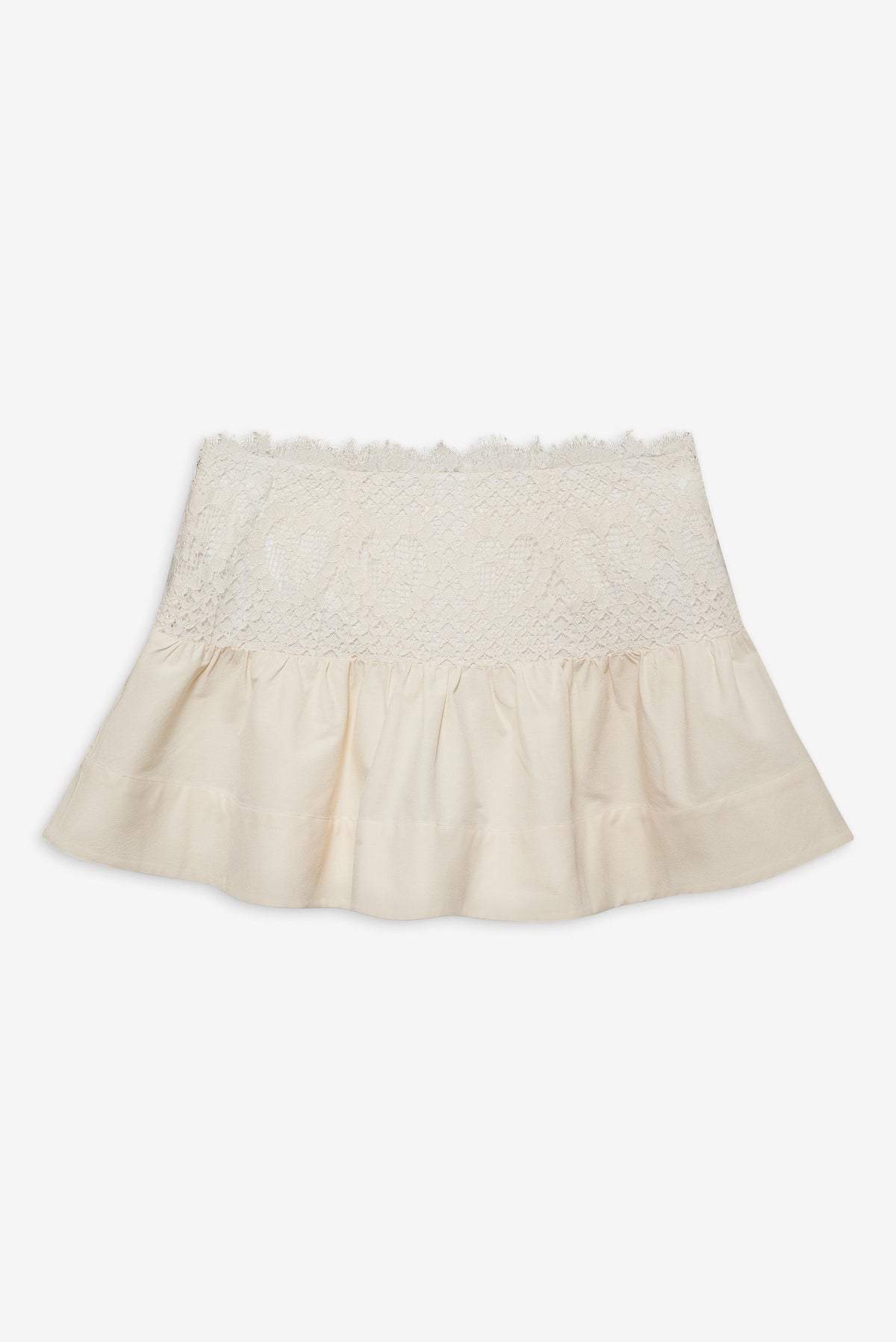 For Love & Lemons Doily Lace Mini Skirt