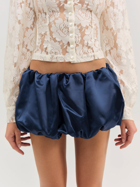 For Love & Lemons Lena Bubble Mini Skirt