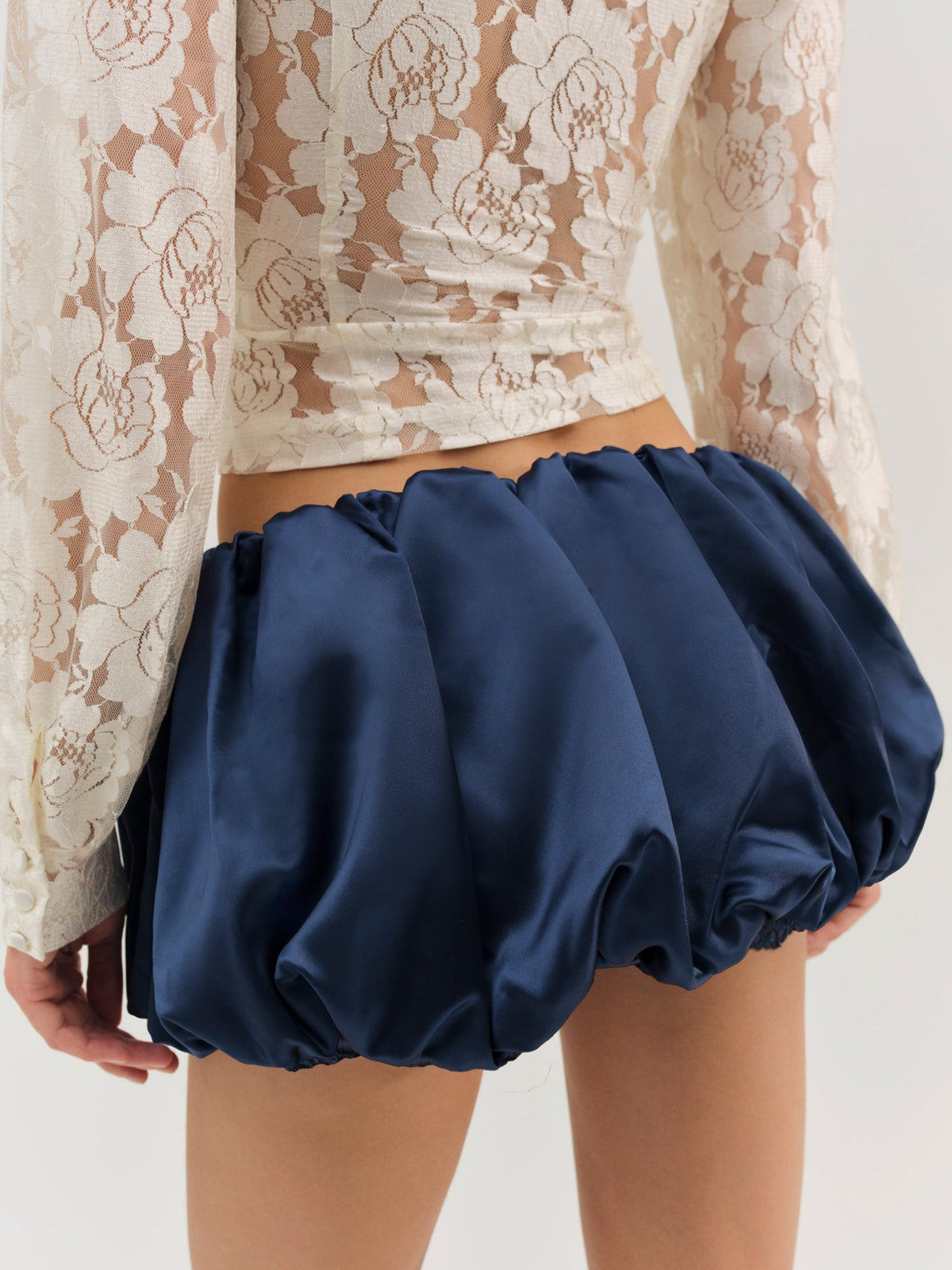 For Love & Lemons Lena Bubble Mini Skirt