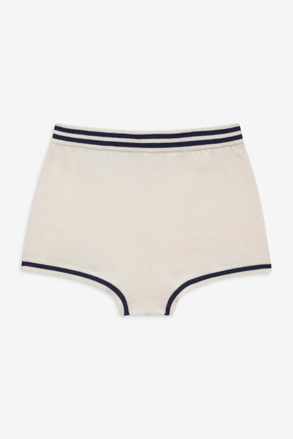 For Love & Lemons Simona Pointelle Striped Short