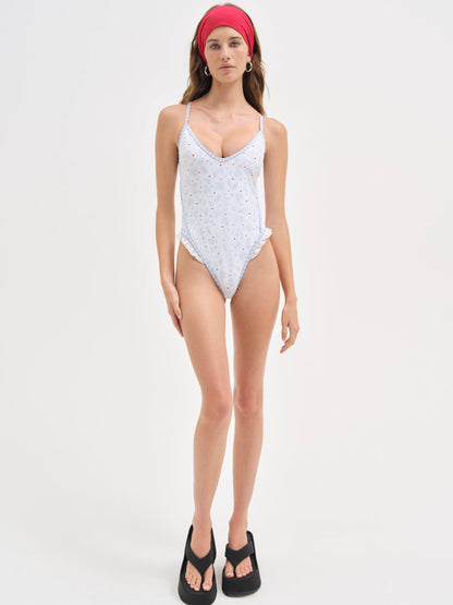 For Love & Lemons Strappy One Piece Swimsuit
