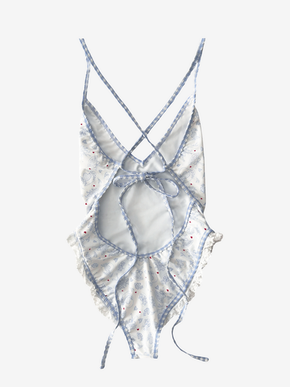 For Love & Lemons Strappy One Piece Swimsuit