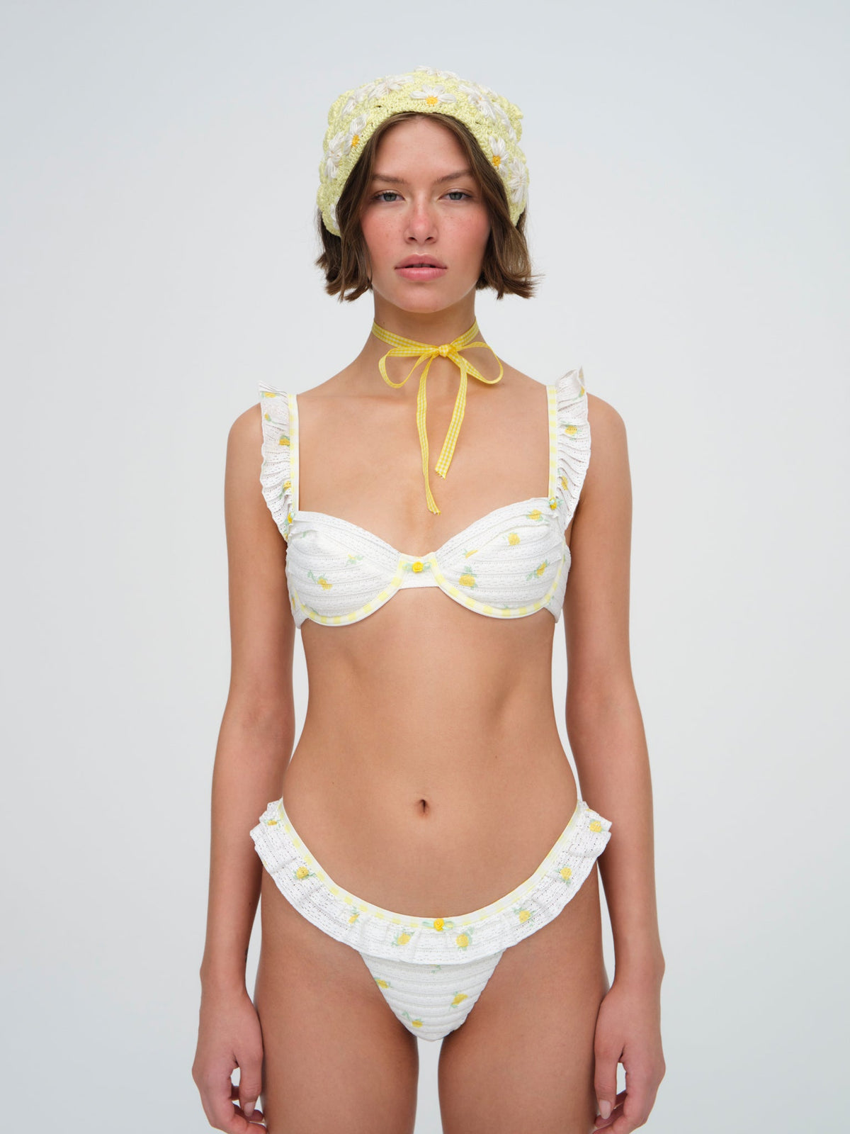 For Love & Lemons Lilia Ruffle Bikini Bottom
