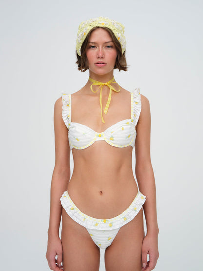 For Love & Lemons Lilia Ruffle Bikini Bottom