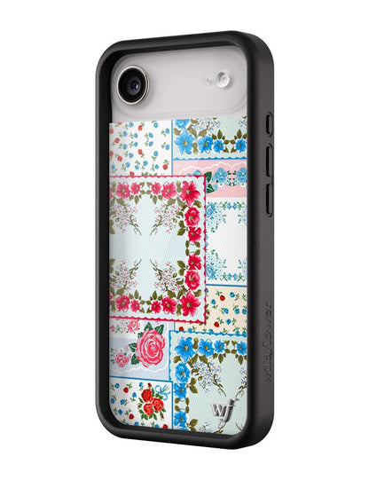 For Love & Lemons Sweetheart Patchwork iPhone Case