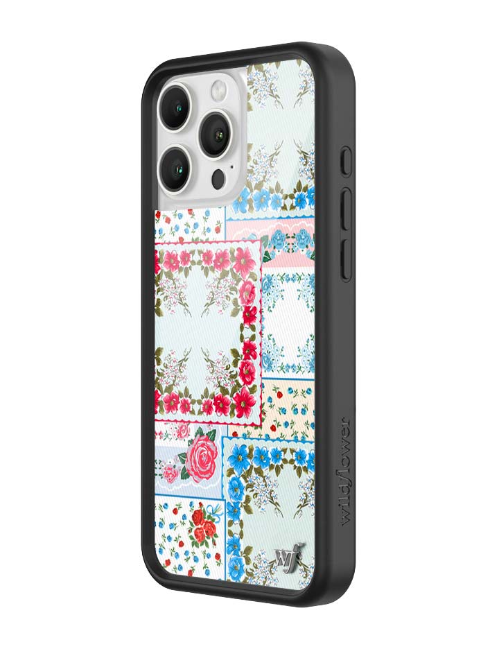 For Love & Lemons Sweetheart Patchwork iPhone Case