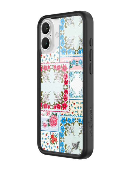 For Love & Lemons Sweetheart Patchwork iPhone Case