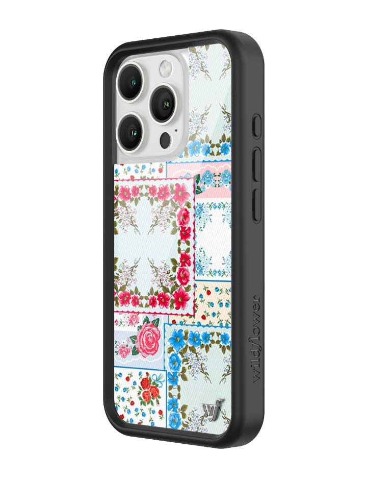 For Love & Lemons Sweetheart Patchwork iPhone Case