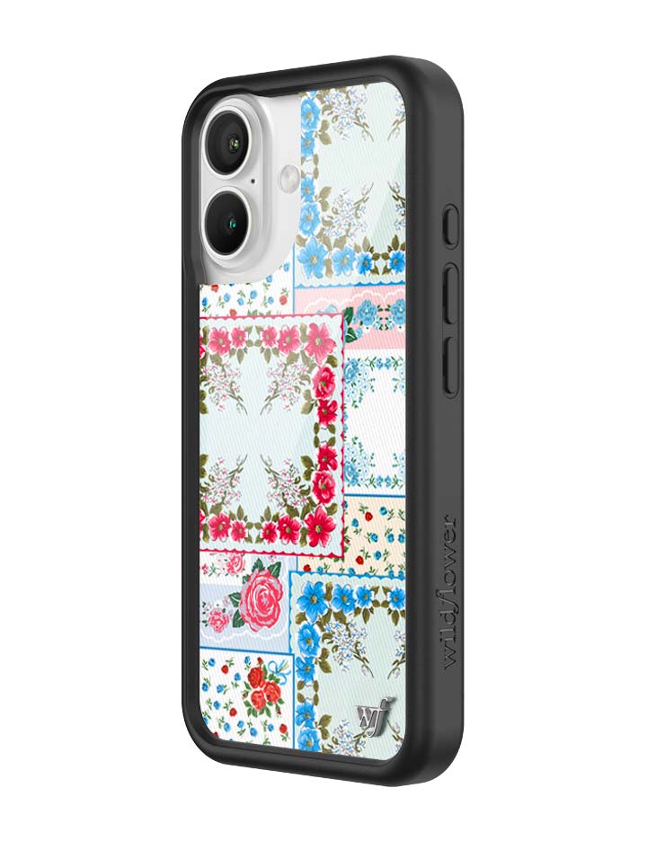 For Love & Lemons Sweetheart Patchwork iPhone Case