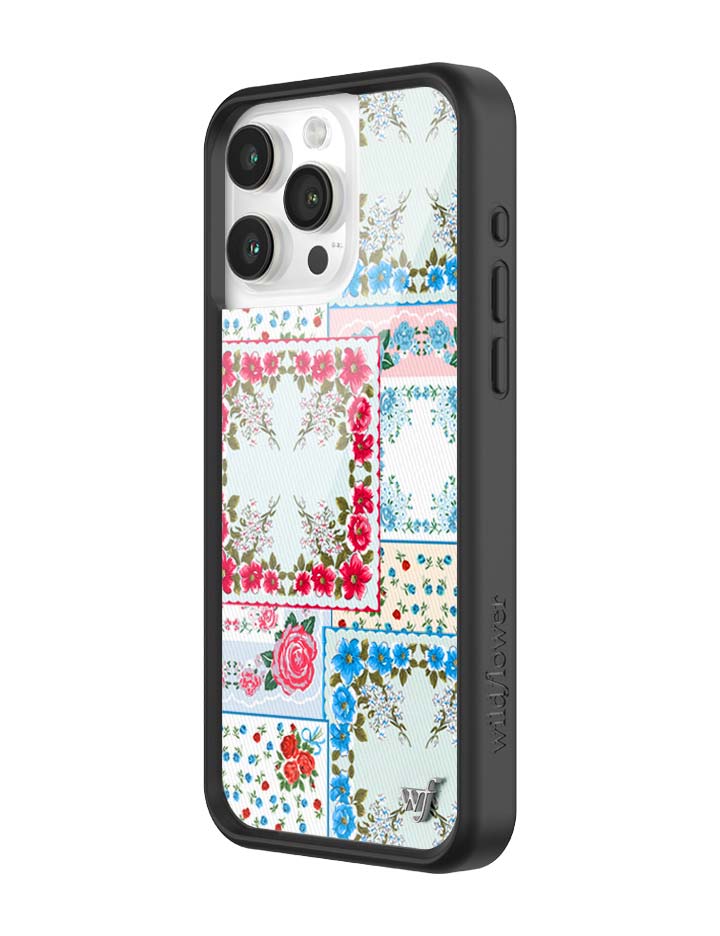 For Love & Lemons Sweetheart Patchwork iPhone Case