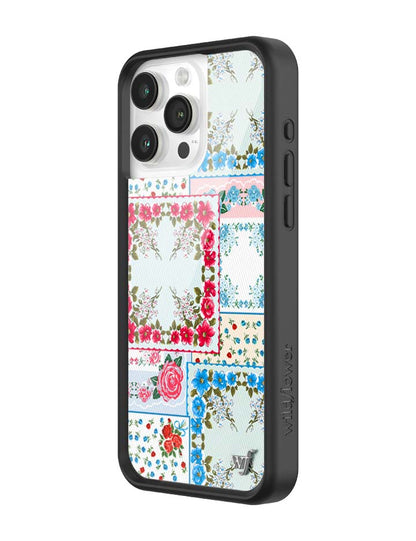 For Love & Lemons Sweetheart Patchwork iPhone Case