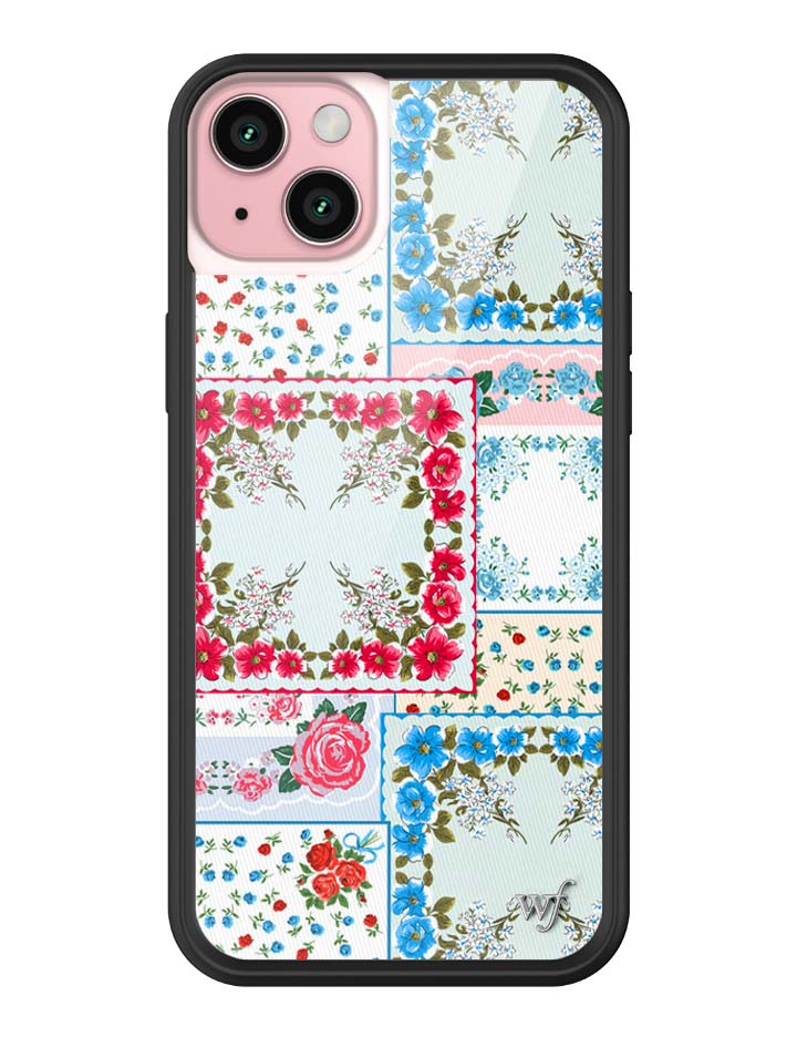 For Love & Lemons Sweetheart Patchwork iPhone Case