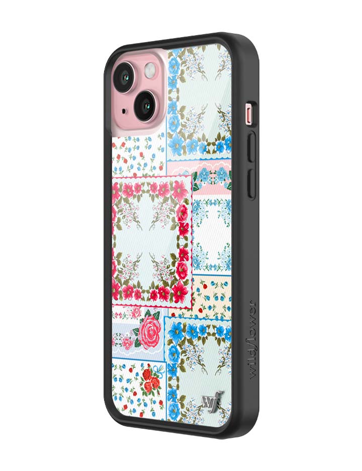 For Love & Lemons Sweetheart Patchwork iPhone Case