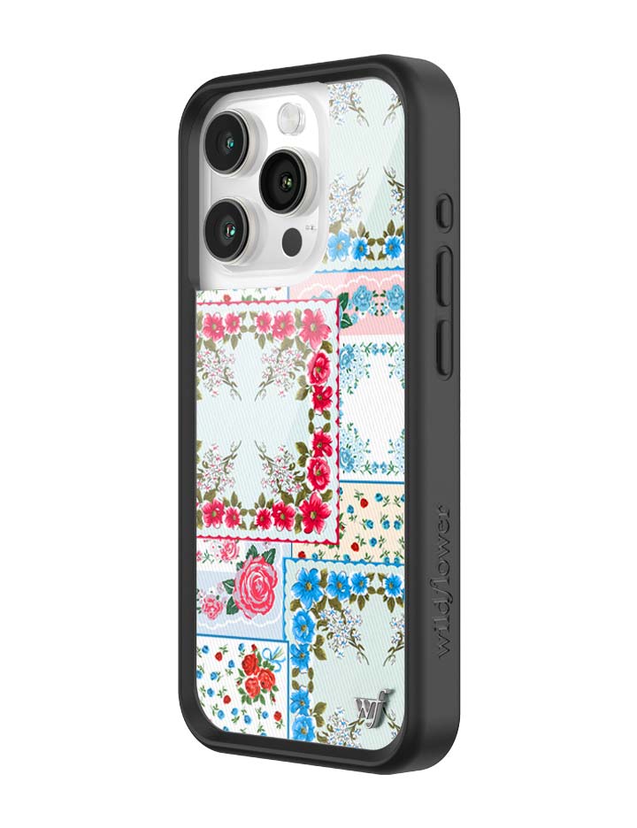 For Love & Lemons Sweetheart Patchwork iPhone Case