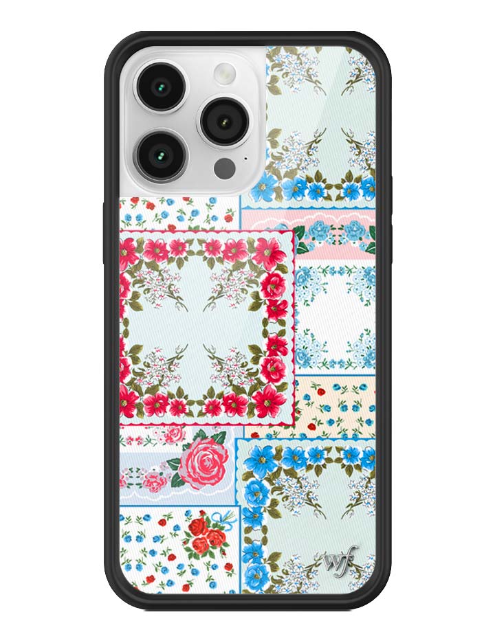 For Love & Lemons Sweetheart Patchwork iPhone Case