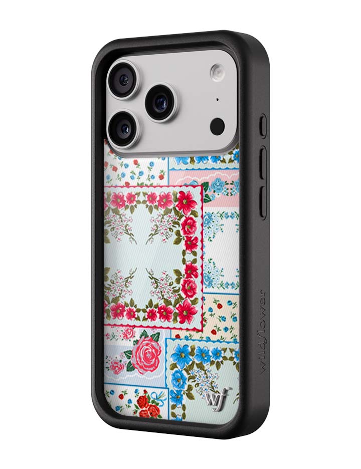 For Love & Lemons Sweetheart Patchwork iPhone Case