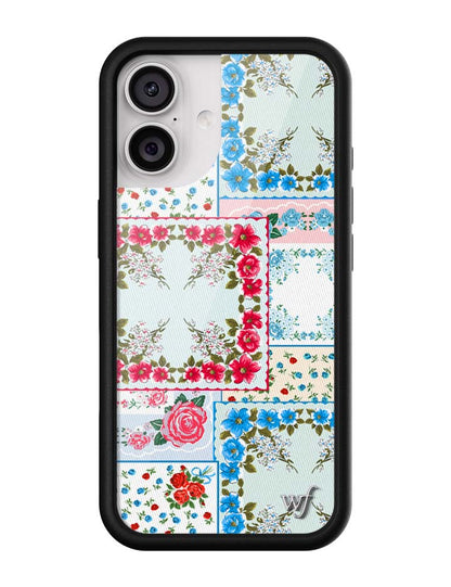For Love & Lemons Sweetheart Patchwork iPhone Case