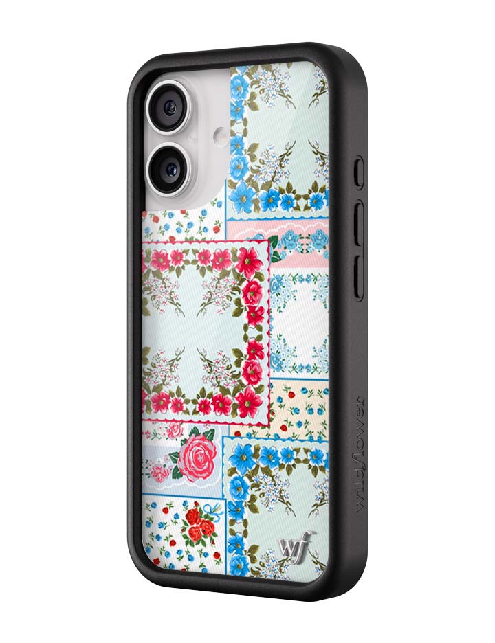 For Love & Lemons Sweetheart Patchwork iPhone Case