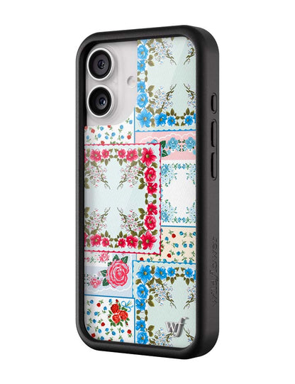 For Love & Lemons Sweetheart Patchwork iPhone Case