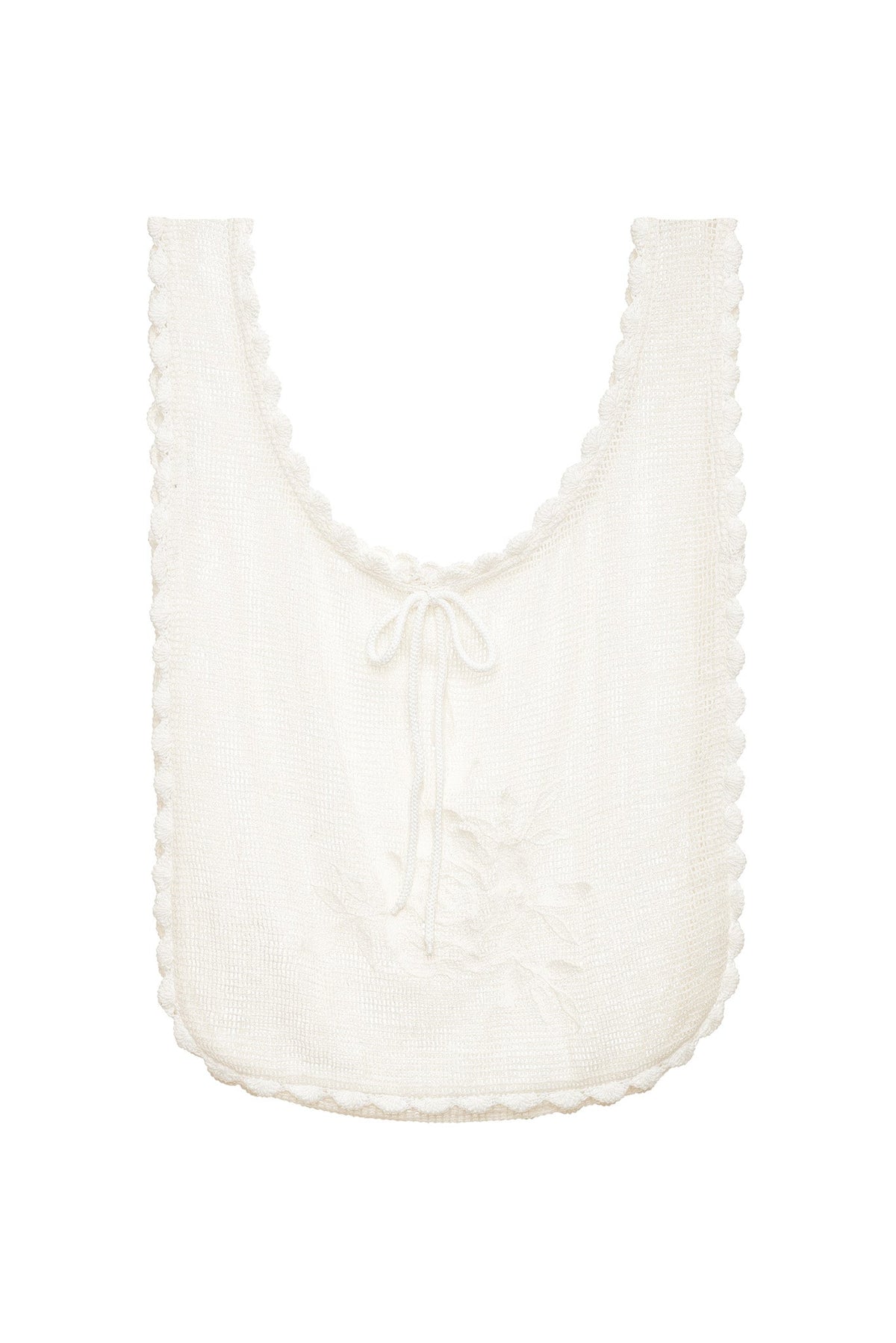 For Love & Lemons Rose Crochet Tote Bag
