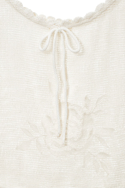 For Love & Lemons Rose Crochet Tote Bag