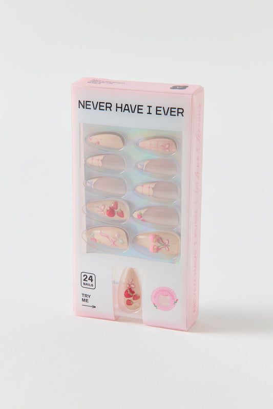 For Love & Lemons Floral Femme Press-On Faux Nail Set