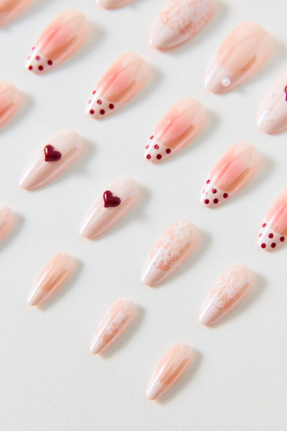 For Love & Lemons Lover Girl Press-On Faux Nail Set