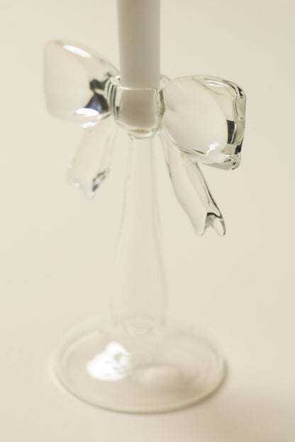 For Love & Lemons Bow Shaped Taper Candle Holder