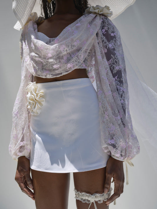 For Love & Lemons Maria Mini Skirt