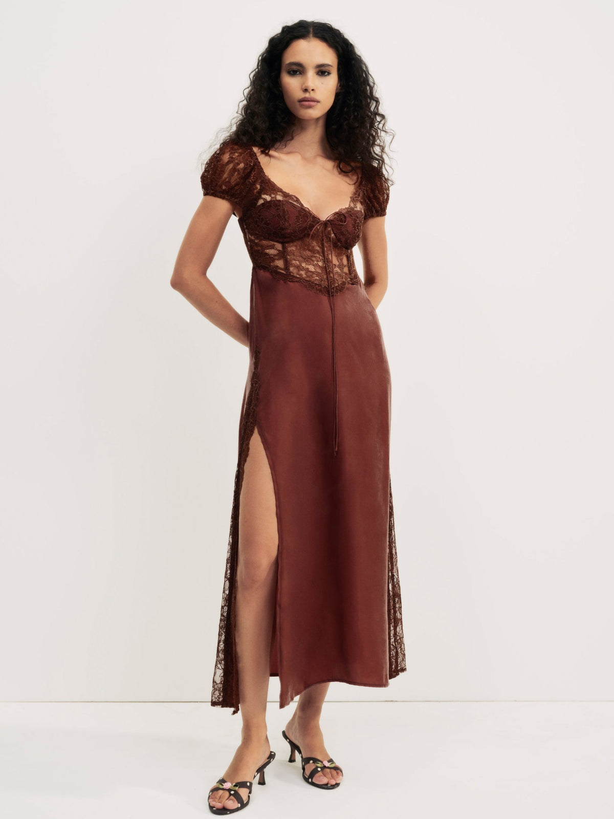 For Love & Lemons Casey Maxi Dress