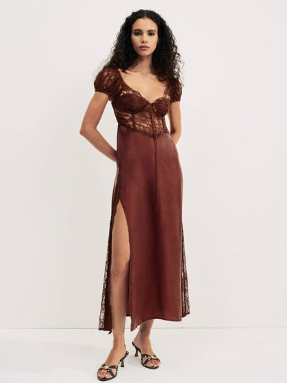 For Love & Lemons Casey Maxi Dress