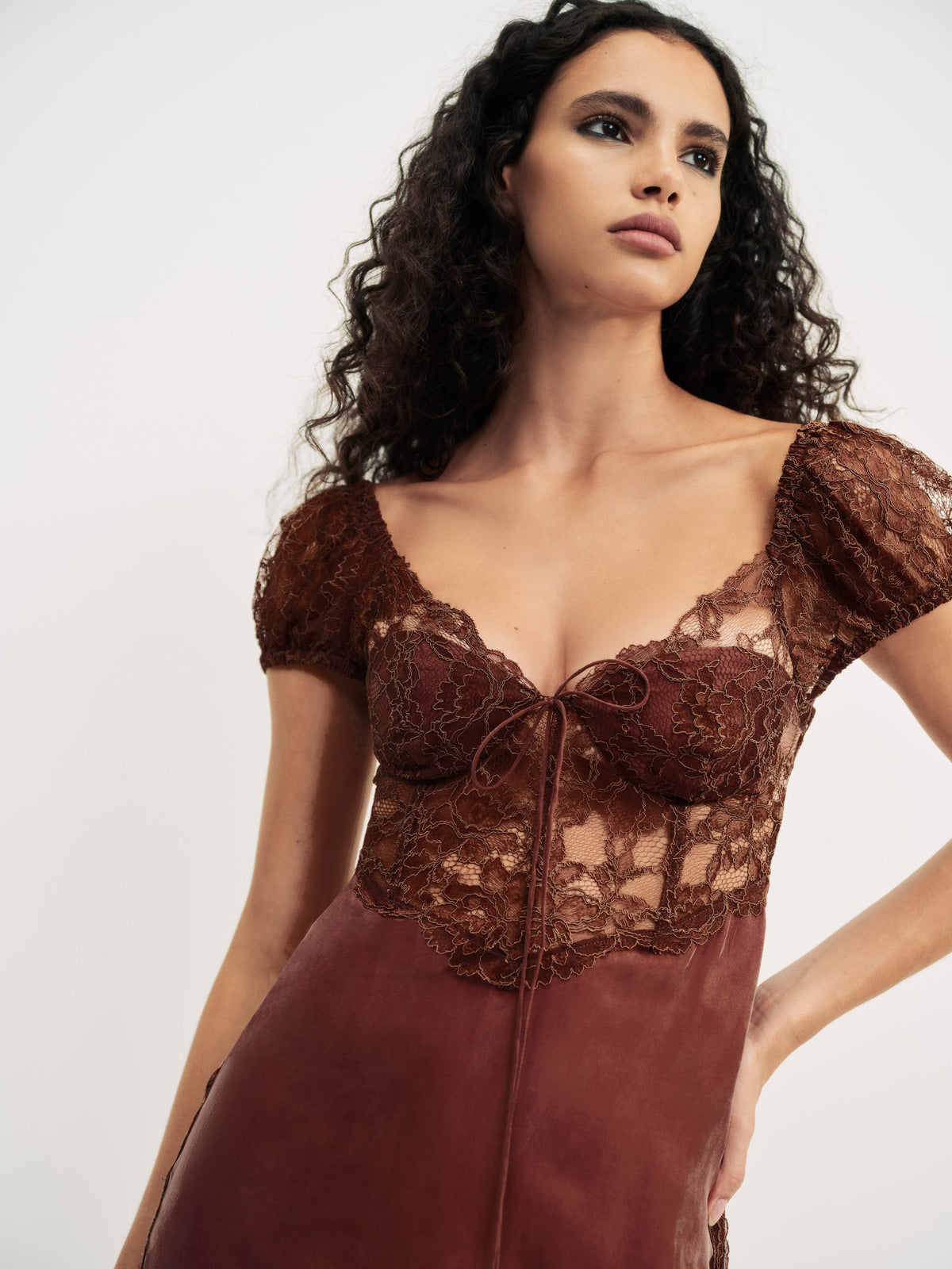 For Love & Lemons Casey Maxi Dress