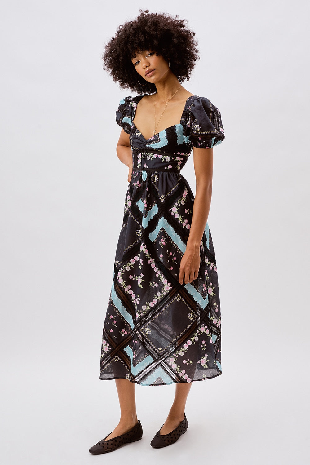 For Love & Lemons Margaret Midi Dress