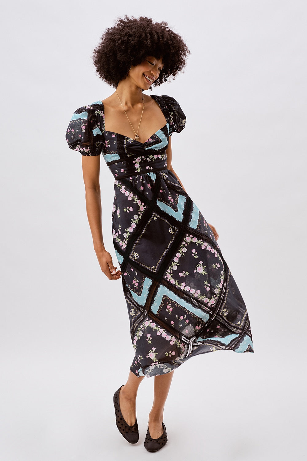 For Love & Lemons Margaret Midi Dress