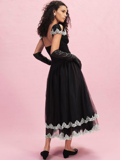 For Love & Lemons Nicole Midi Dress